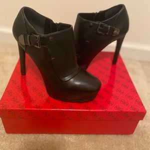High heel ankle booties